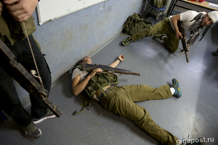 Военные учения израильских старшеклассников