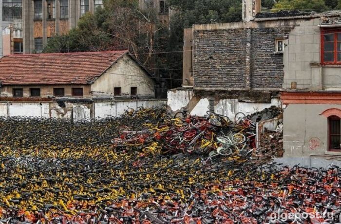 Как велосипеды наводнили Китай