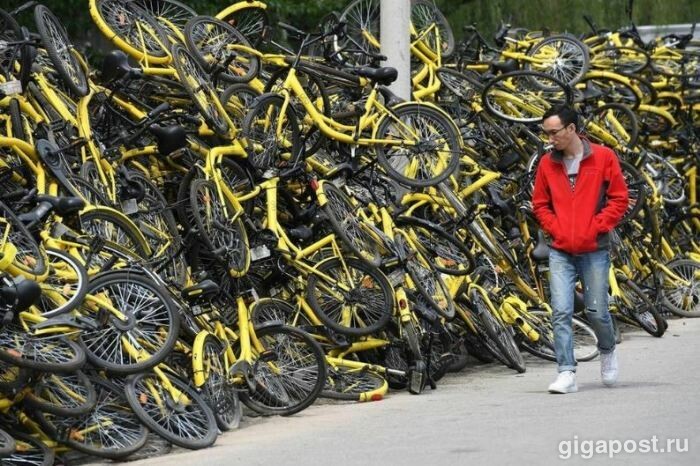 Как велосипеды наводнили Китай