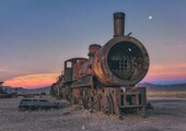 Кладбище старых поездов в Боливии